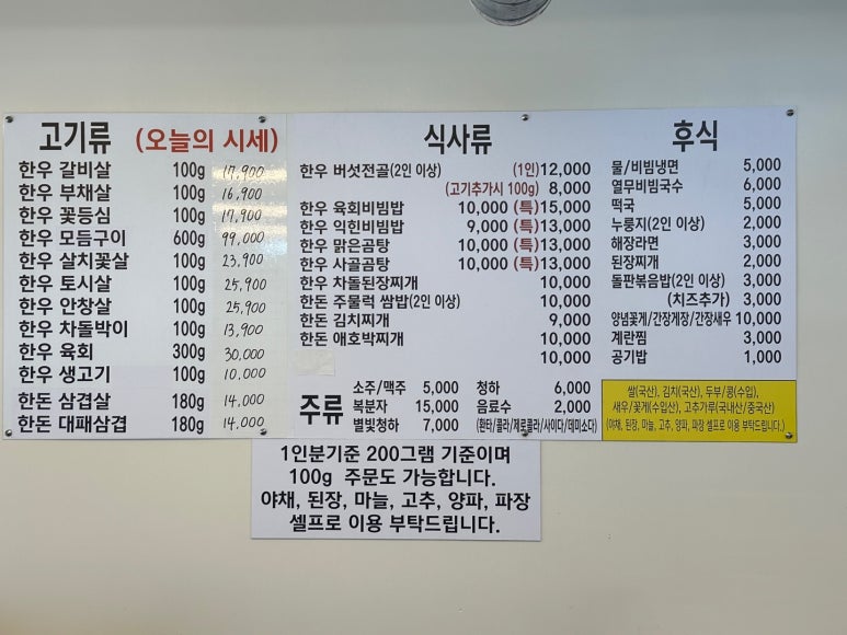 우리동네식육식당 이미지