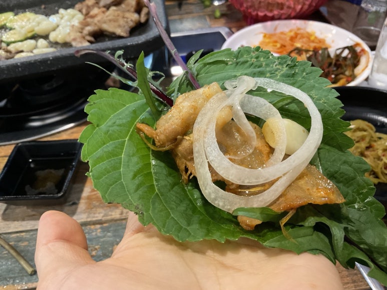 슬라이스 대패삽겹 이미지