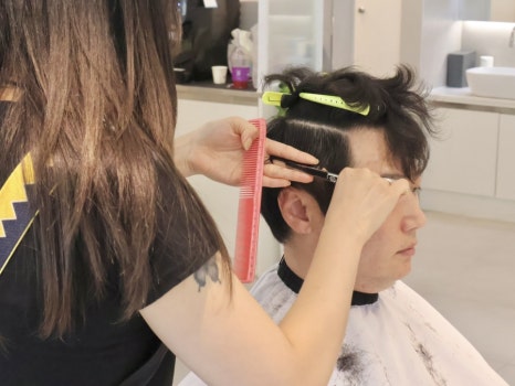 남성컷 이미지