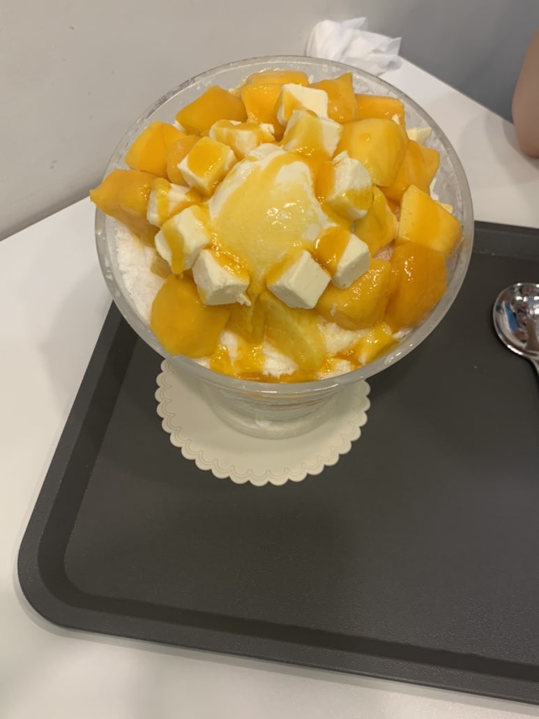 지니네밀크빙수 이미지