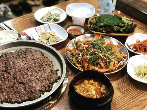 통일불고기 이미지