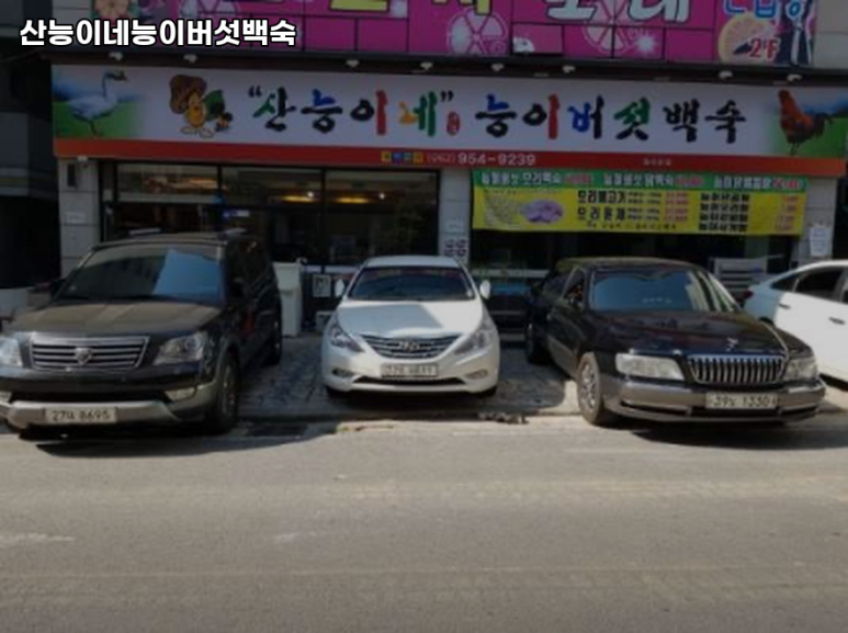 산능이네능이버섯백숙 이미지