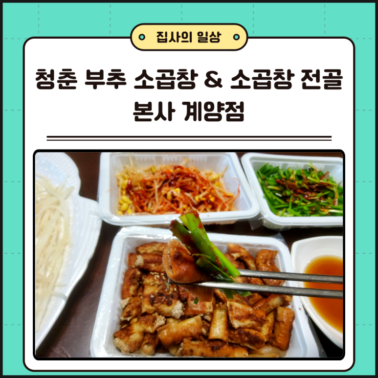 청춘부추소곱창본사계양점 이미지