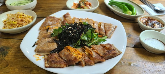 올레길에국수잔치 이미지