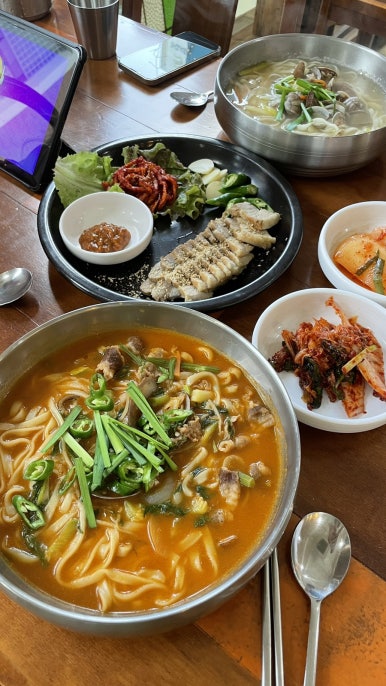 광양칼국수 보쌈 이미지