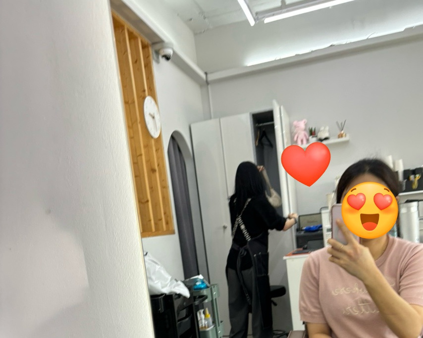 머리카락헤어샾 이미지
