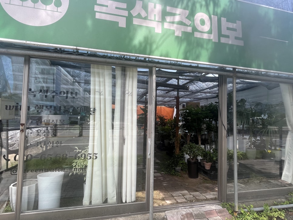 녹색주의보 이미지