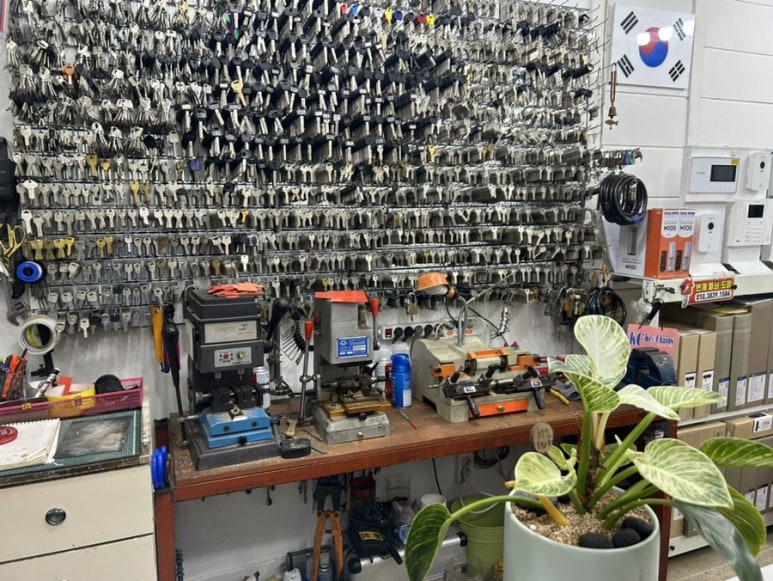 번개열쇠도장 이미지