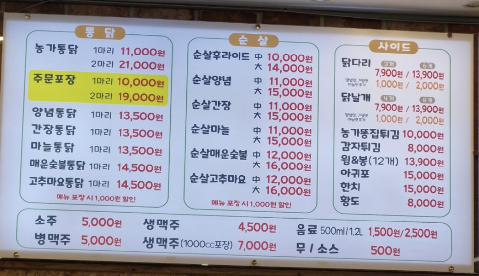 농가통닭 이미지
