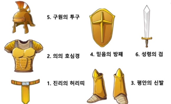 전신갑주 이미지