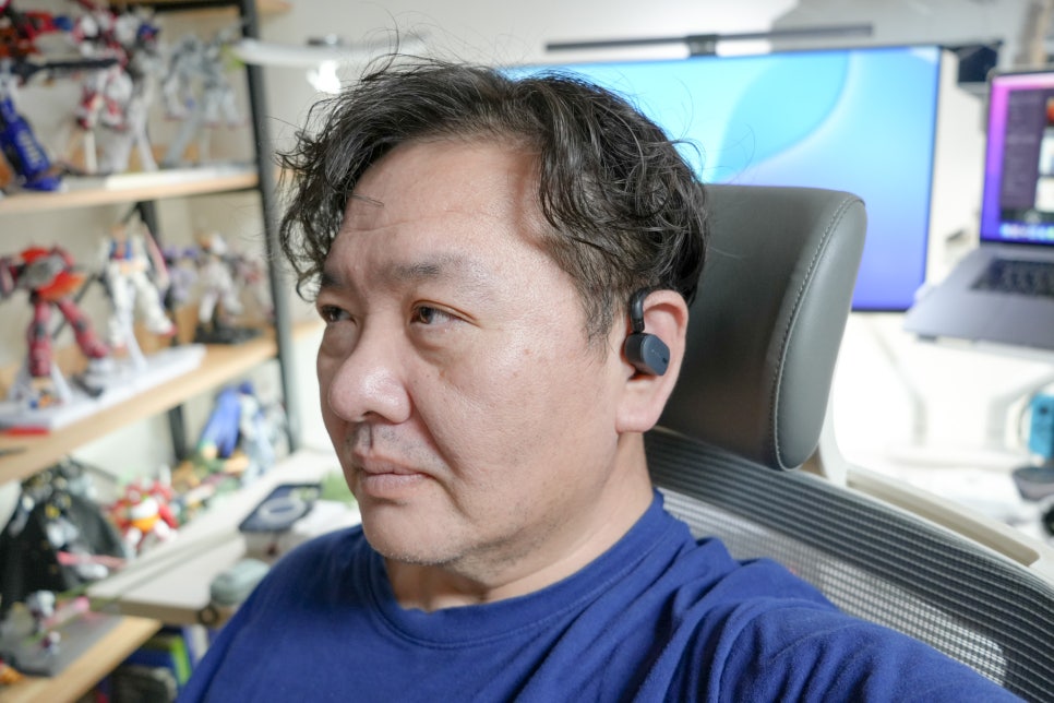 음질좋은 아마존 베스트셀러이어폰 TOZO 오픈버즈 오픈형 블루투스이어폰 멀티페어링 ENC 노이즈캔슬링 이미지 9