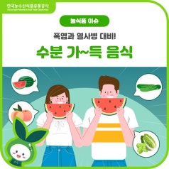 🌞폭염과 열사병 대비!💧수분💧가~득 음식(수박🍉, 복숭아🍑, 오이🥒, 배추... 바로가기