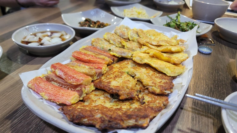 막걸리한잔에빈대떡 이미지