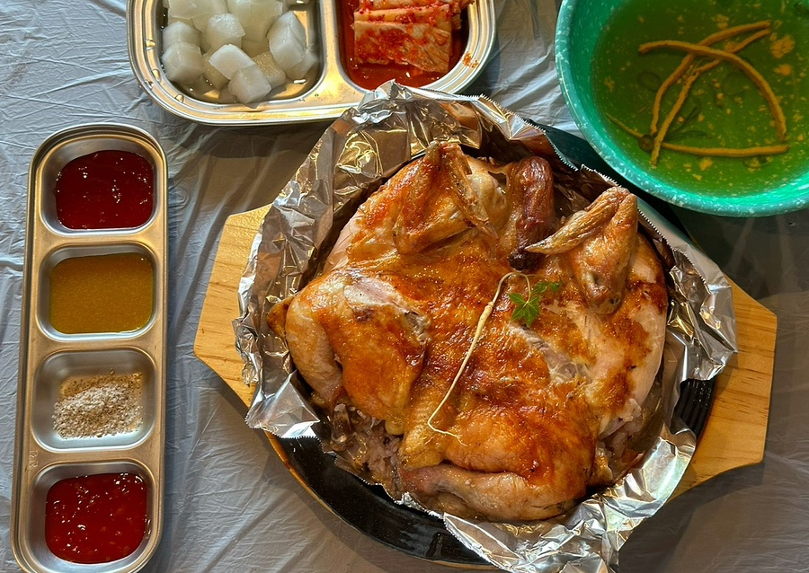 참나무한방통닭 이미지