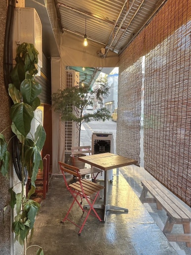 사, 여백, 찻잔 이미지