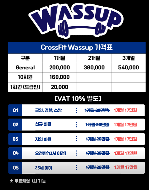 크로스핏와썹 이미지