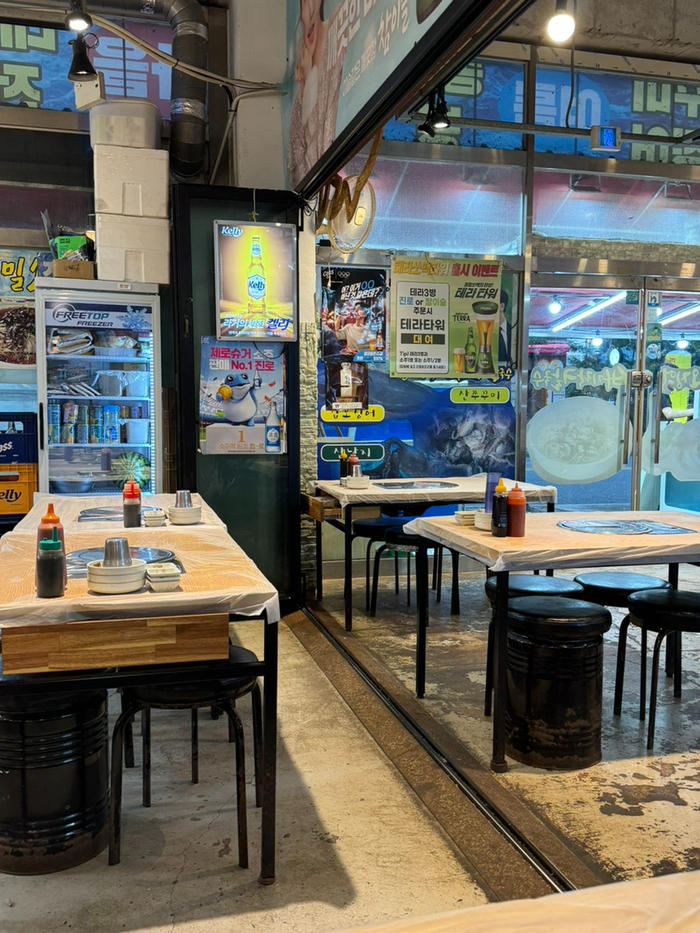 산오징어바지락칼국수 이미지