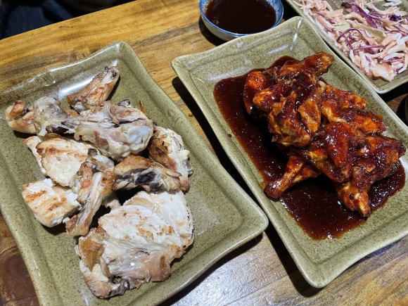 청개구리바베큐 이미지