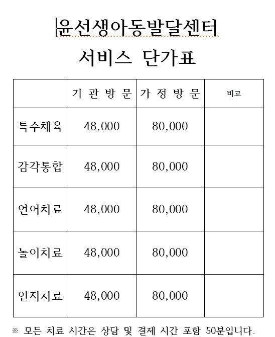 윤선생아동발달센터 이미지