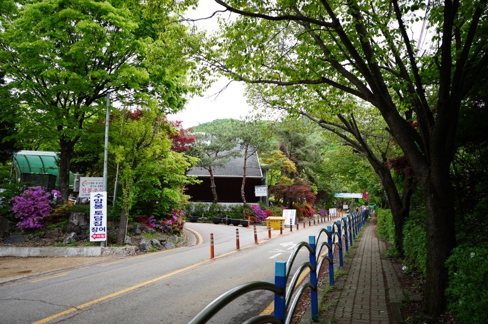 태을봉과 주변 봉우리 이미지
