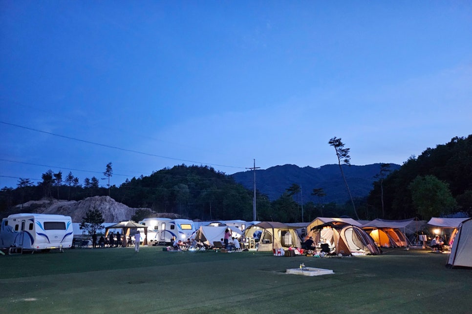 고성라벤더오토캠핑장 이미지
