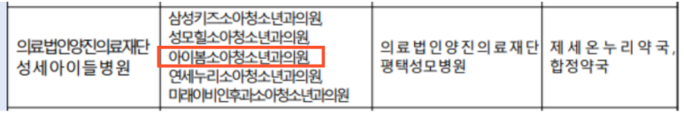 아이봄소아청소년과의원 이미지