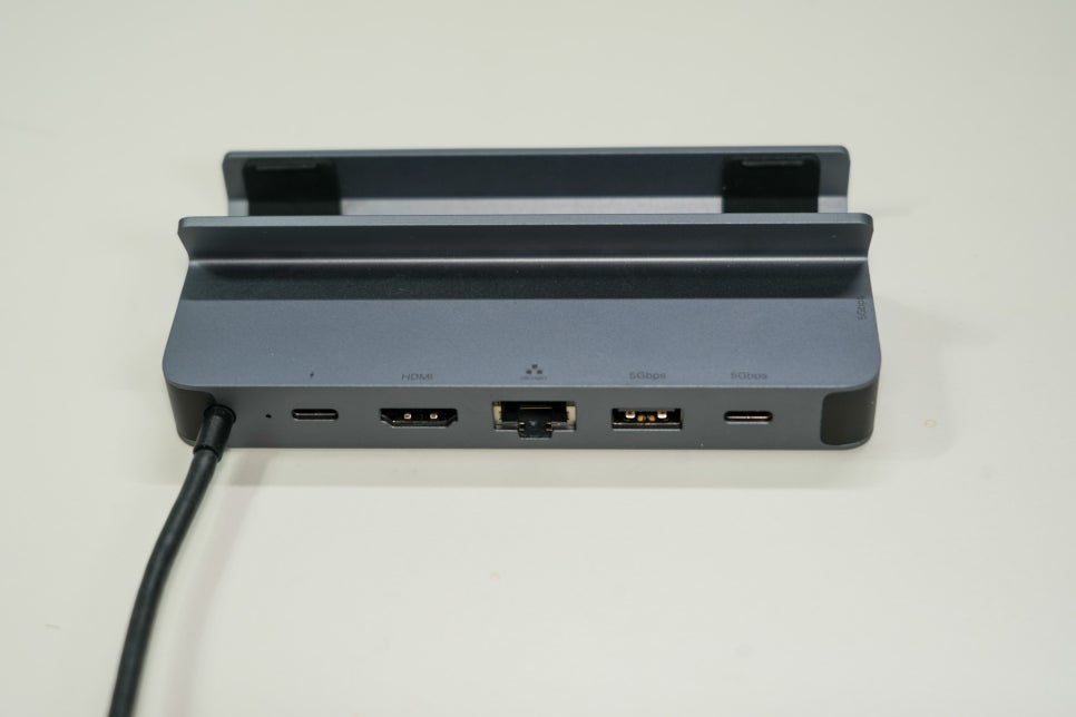 유그린 USB-C 도킹스테이션 멀티 허브를 이용한 아이패드 프로 7세대와 아이패드 미니 6세대 4K 모니터 연결 이미지 5