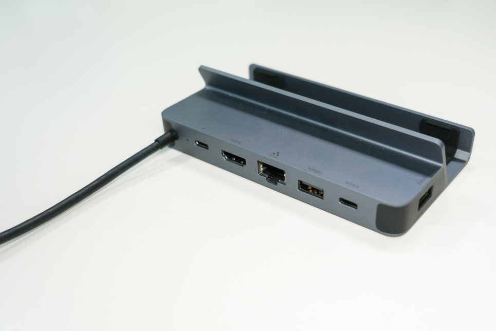 유그린 USB-C 도킹스테이션 멀티 허브를 이용한 아이패드 프로 7세대와 아이패드 미니 6세대 4K 모니터 연결 이미지 4