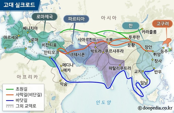 실크로드 이미지