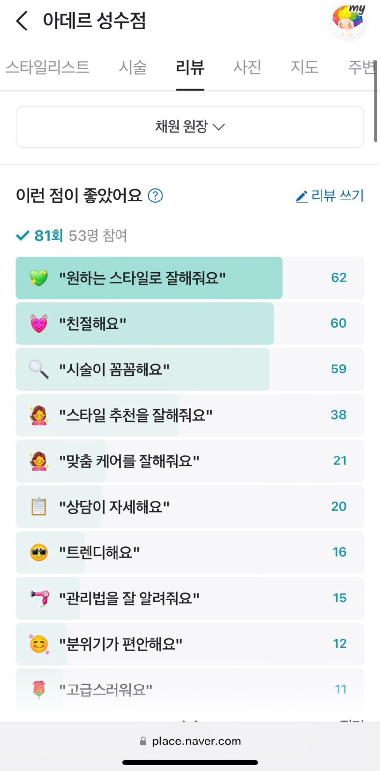 채원헤어샵 이미지