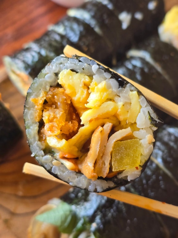 밥풀김밥&라면 이미지