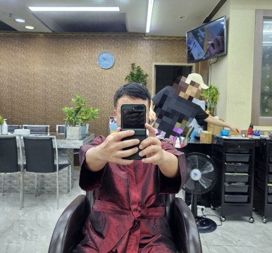 산리쯔헤어 이미지