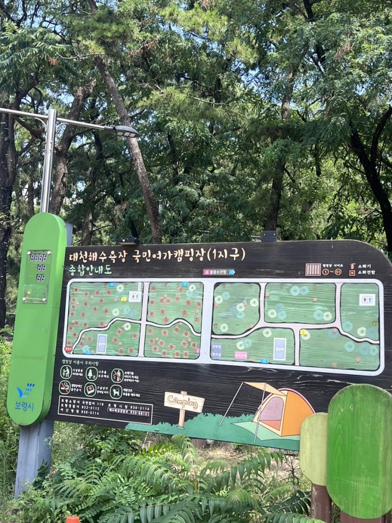 대천해수욕장 야영장 이미지