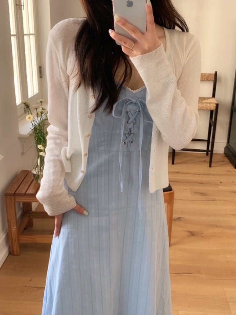 레이스블라우스원피스 이미지