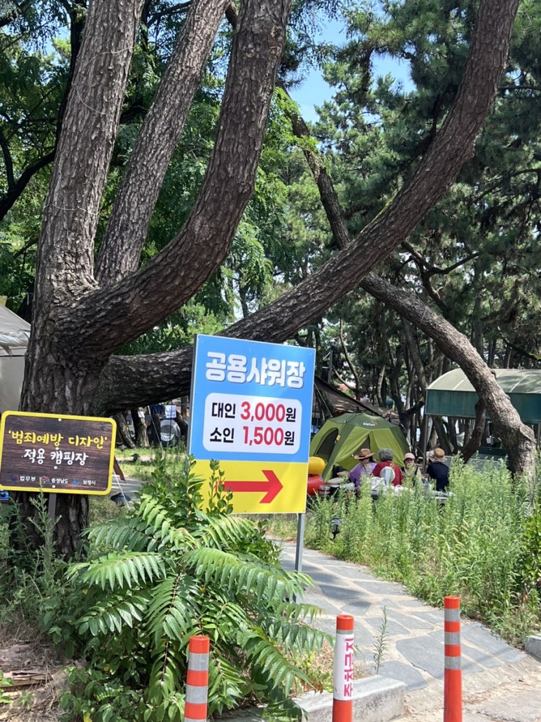 대천해수욕장 야영장 이미지