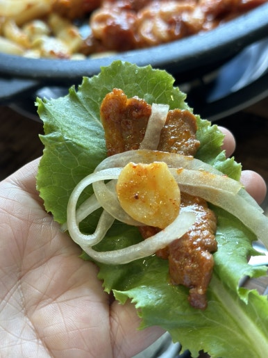 화산오리직화구이 이미지