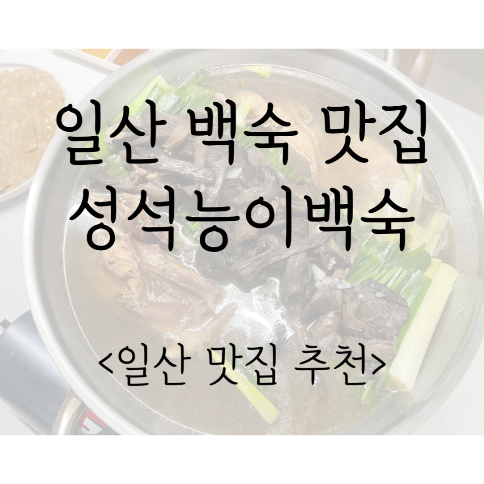 성석능이백숙 이미지
