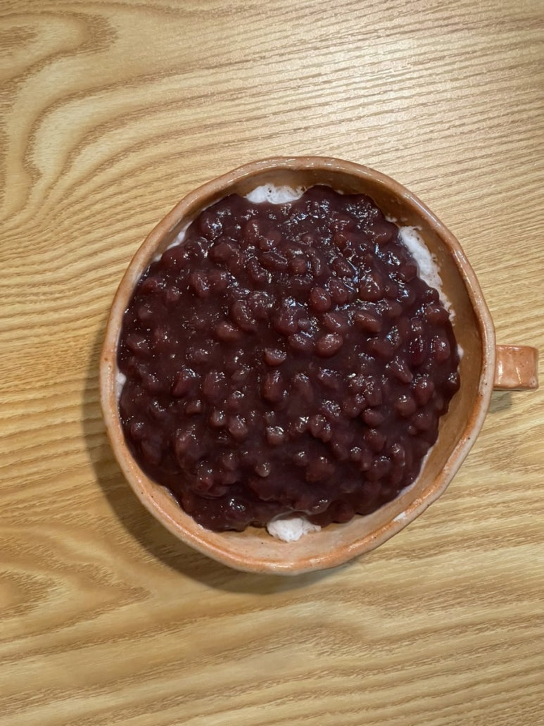 진주팥빙수 이미지