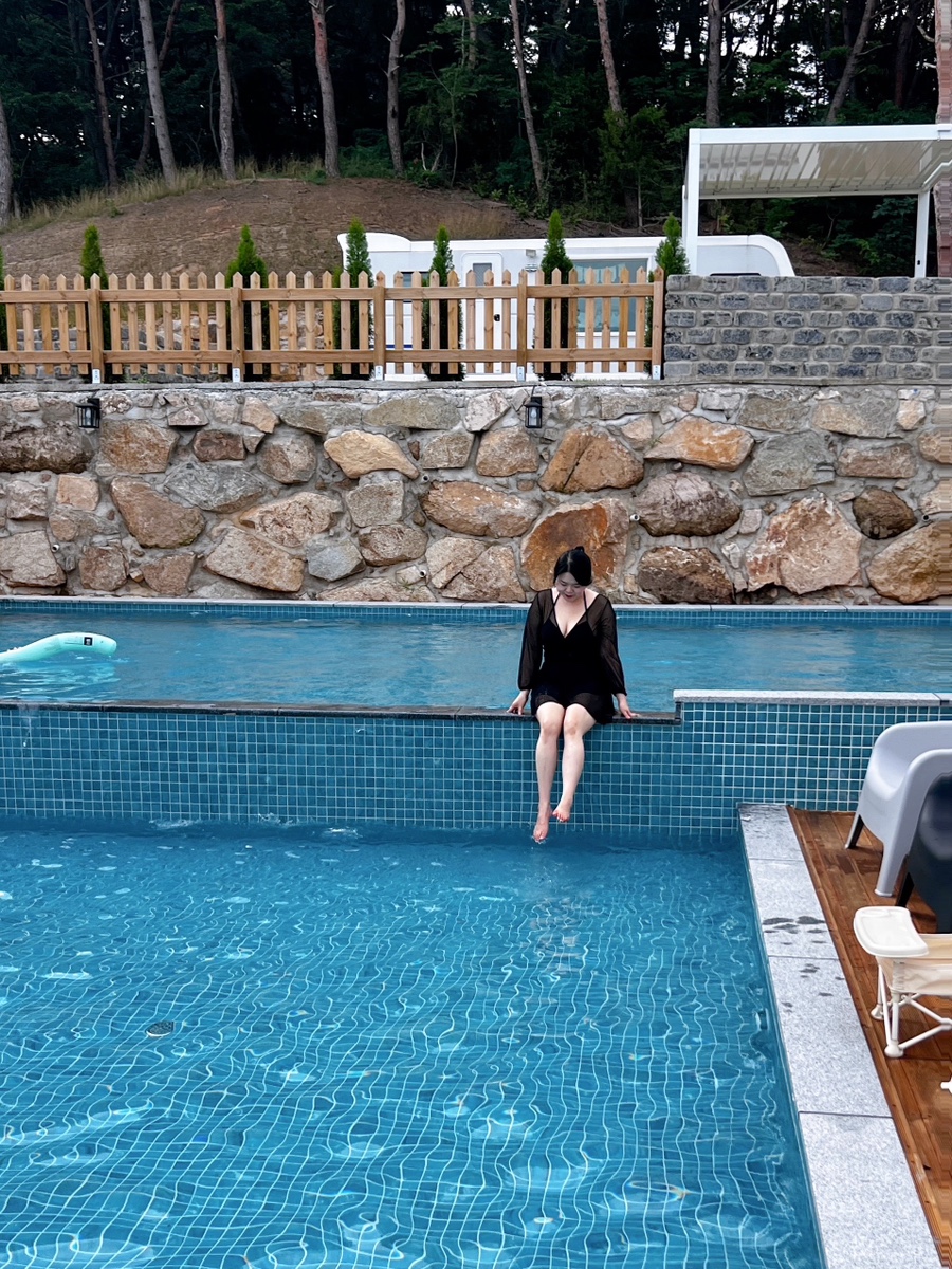 캠피언 카라반 글램핑 캠핑장 이미지