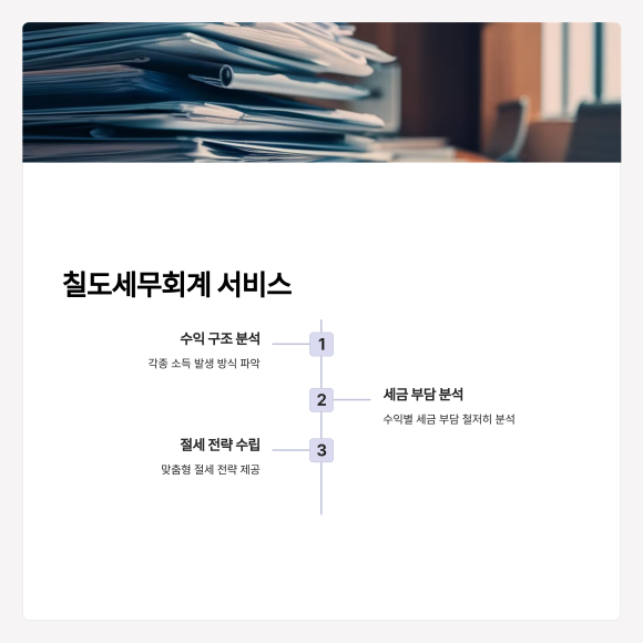 칠도세무회계 이미지