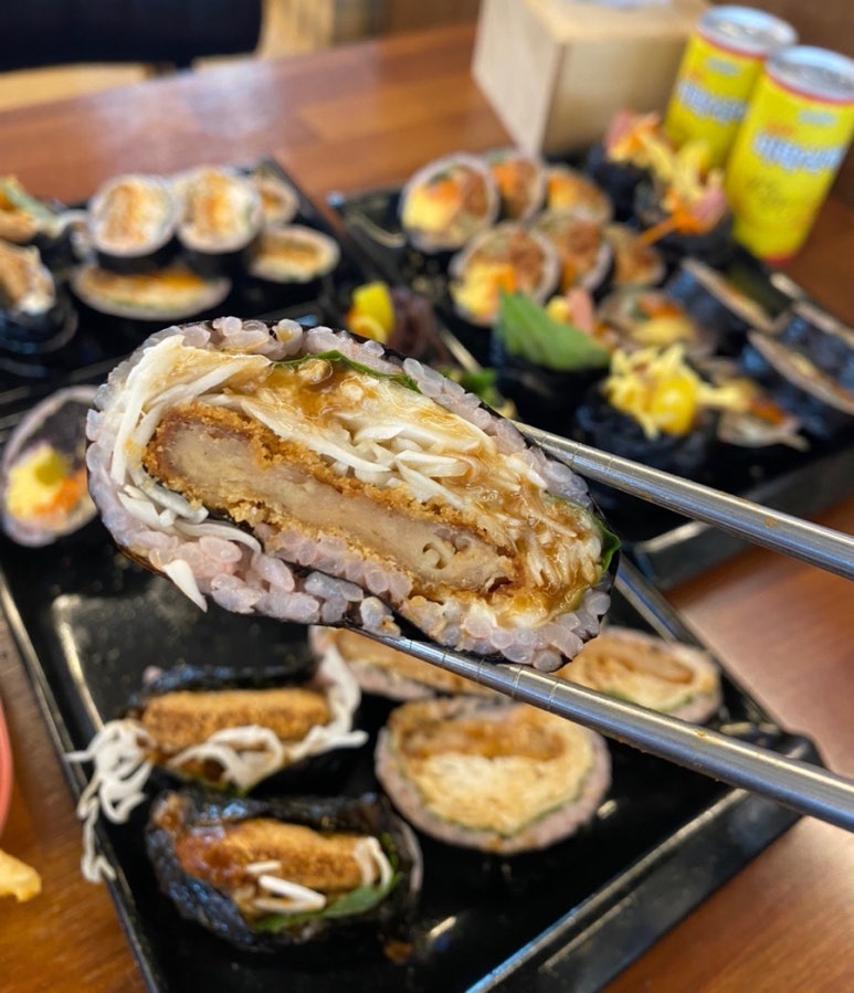 강릉핑크김밥 이미지