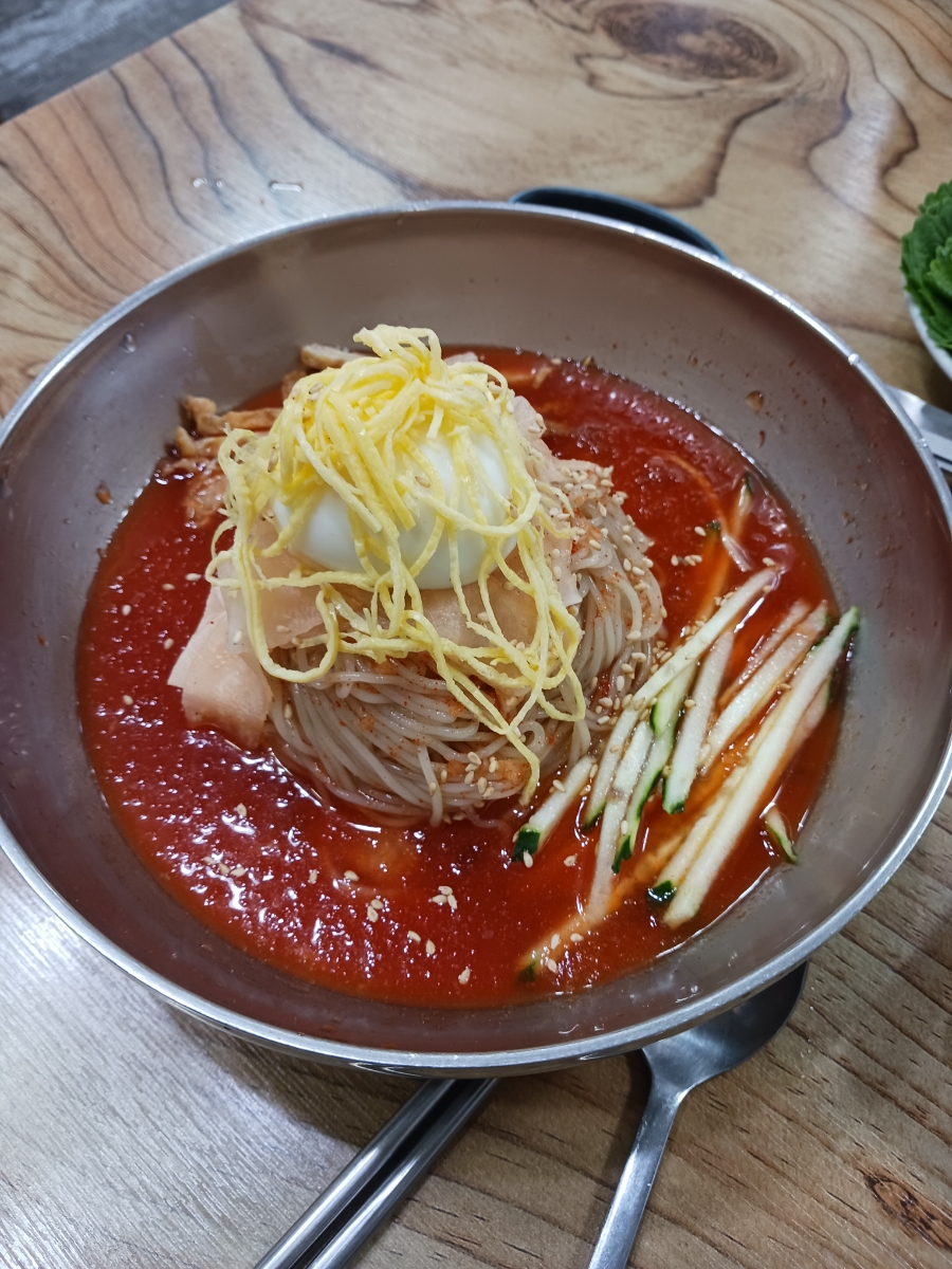 천수밀면 이미지