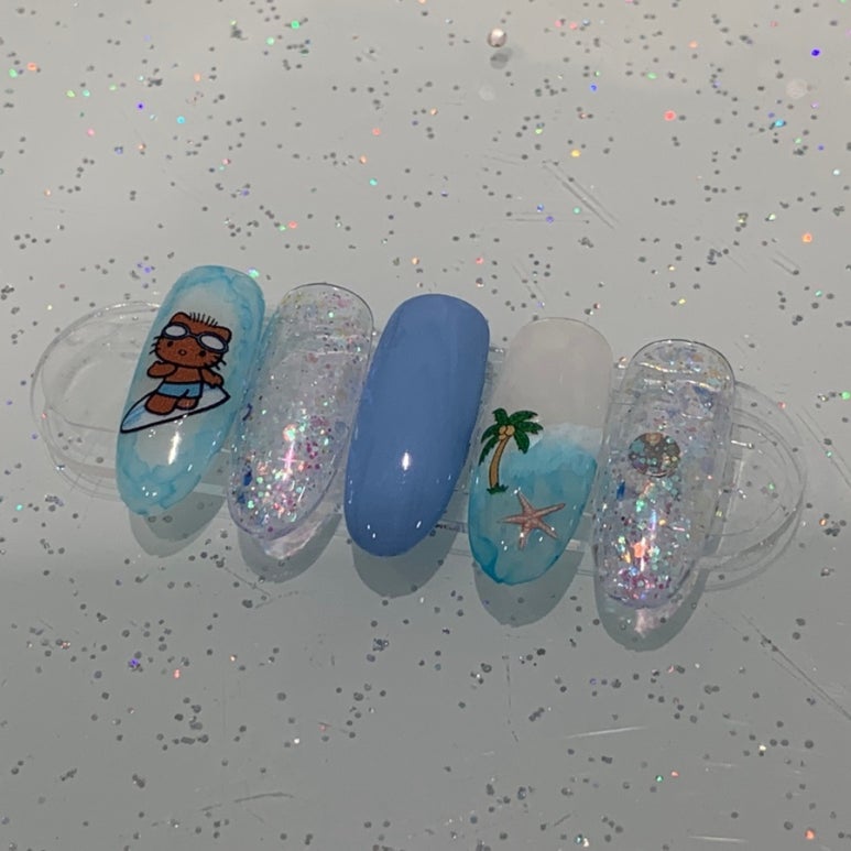 네일화색 이미지