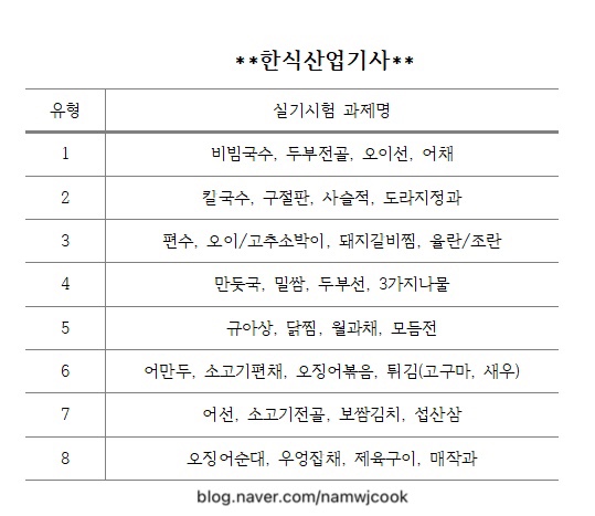 남원주요리학원 이미지