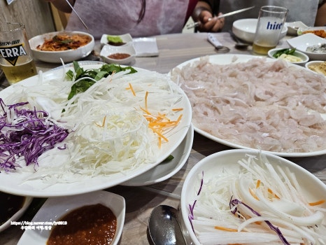 흰고래참가자미횟집 이미지