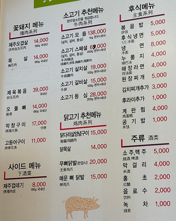 상무꽃돼지 이미지