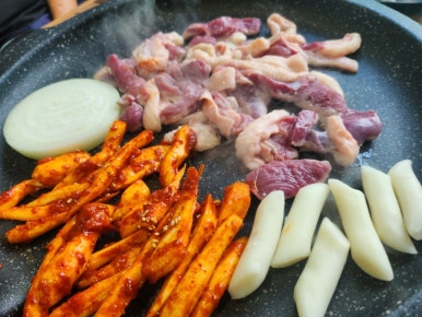 화산오리직화구이 이미지