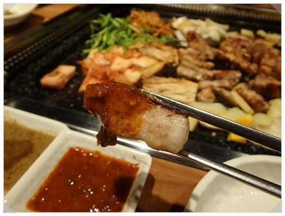 온달집미나리생삼겹오리 이미지