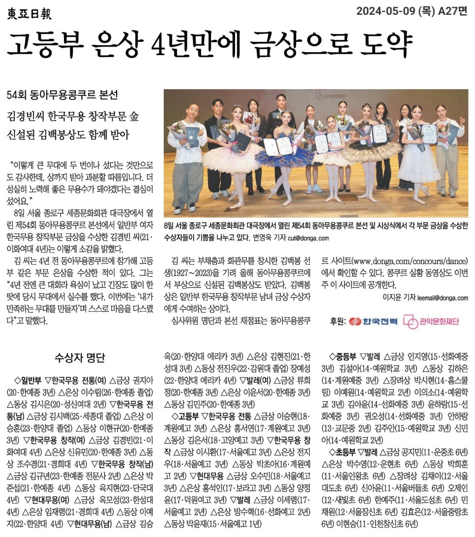 메디시스현대발레학원 이미지