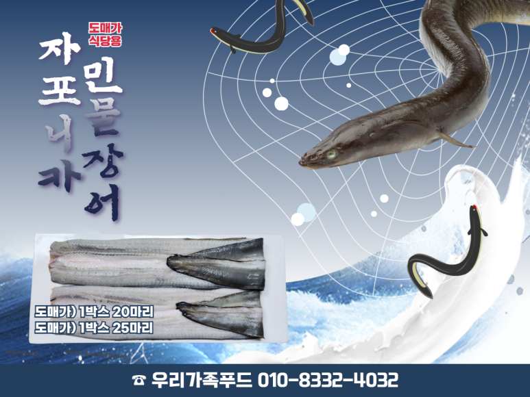 민물장어 이미지